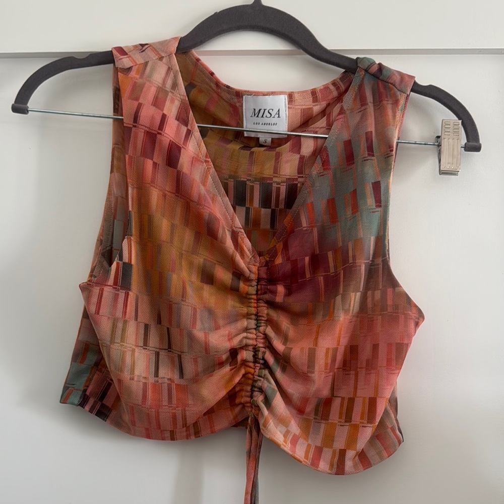 Misa Los Angeles Froma Crop Top